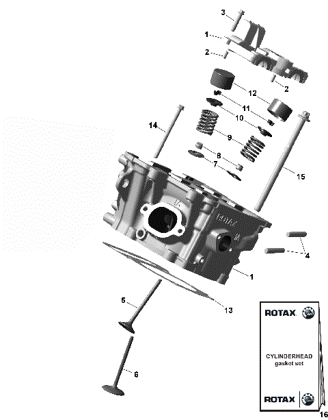 01- ROTAX - Cylinder Head