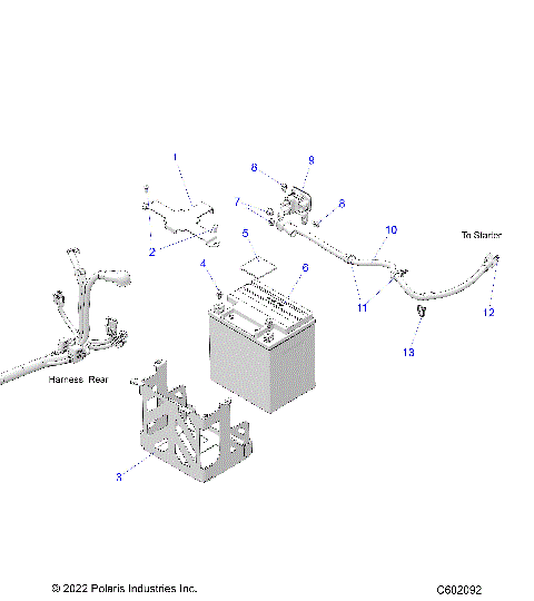 ELECTRICAL, BATTERY/BOX - S24TKP9FS (C602092)