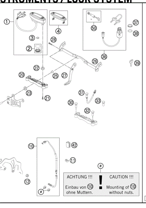 INSTRUMENTS / LOCKSYSTEM 