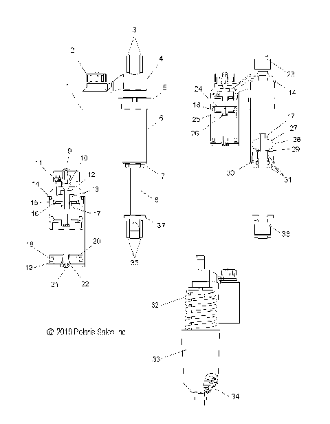 SUSPENSION, SHOCK, FRONT TRACK - S15CL6/CW6 ALL OPTIONS (49SNOWSHOCKFRONT7043634)