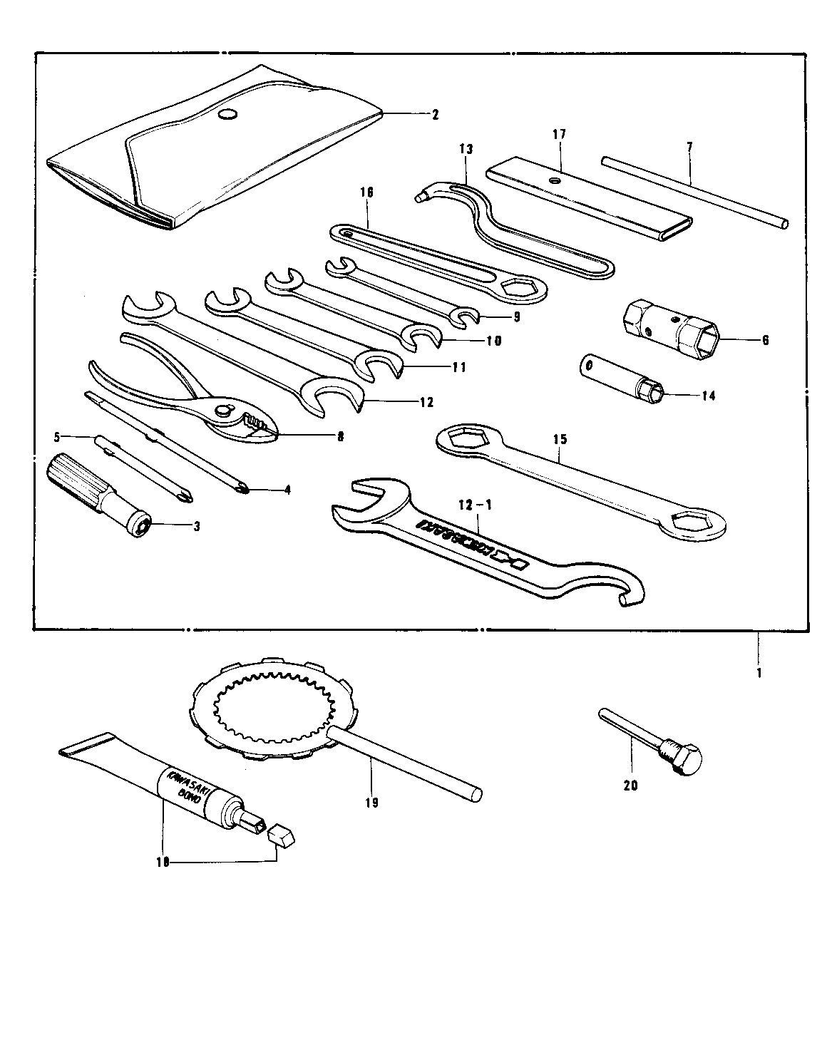 1974 Kawasaki Motorcycles Parts Diagrams | Crossbay Motorsports
