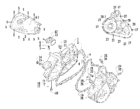 CRANKCASE COVER ASSEMBLY [89016]