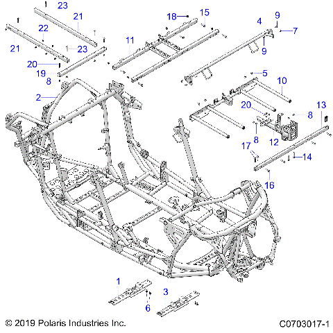 CHASSIS, MAIN FRAME - Z21R4D92AM/BM/AC/BC (C0703017-1)