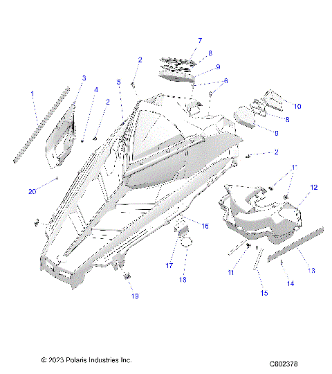 BODY, HOOD ASM. - S24CEA5TSL (C602378)