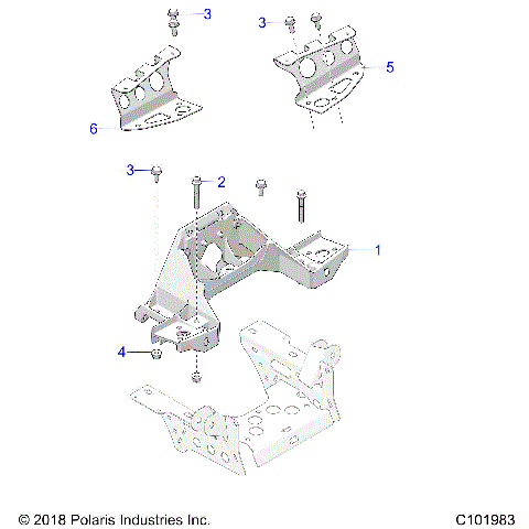 CHASSIS, BULKHEAD and FRONT CAB SUPPORT - A25SXD95A9 (C101983)