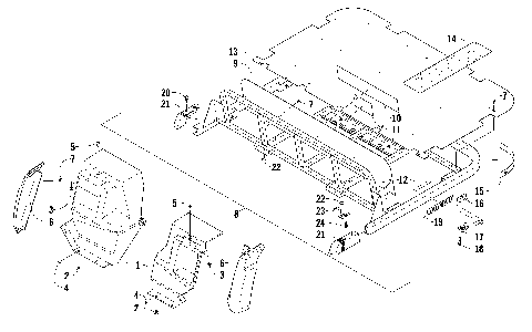 REAR BODY PANEL AND FLATBED ASSEMBLY [90674]