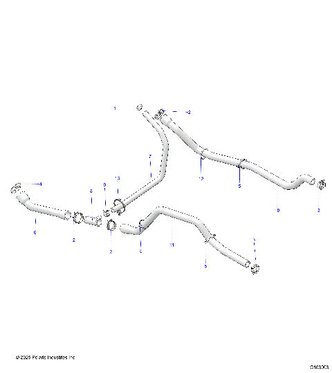 ENGINE, COOLING SYSTEM, HOSES - A26SHY57AL/AS (C102292)