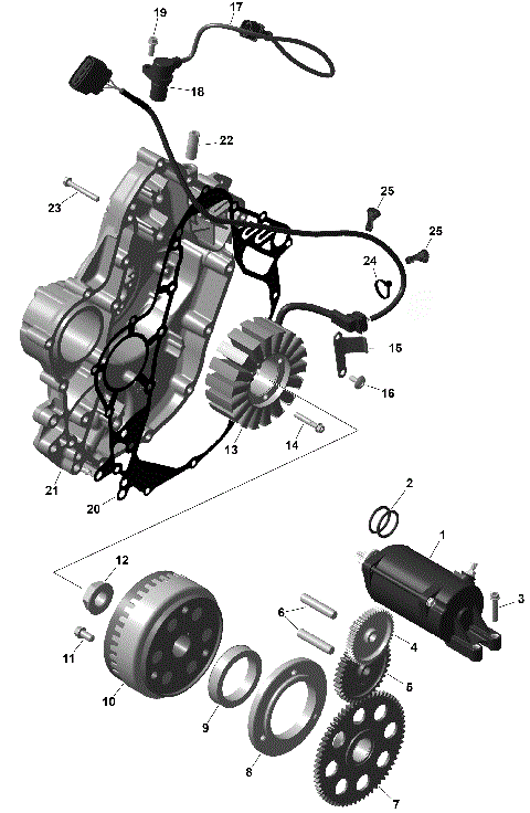 01- ROTAX - Magneto and Electric Starter