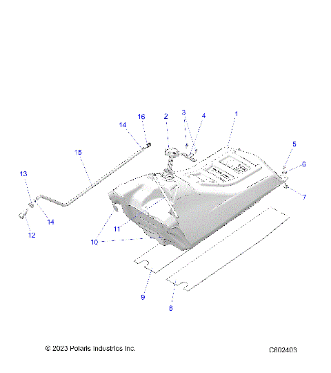 FUEL SYSTEM, FUEL TANK ASM. - S24CEA5TSL (C602403)