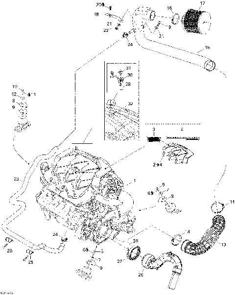 01- Engine And Air Intake Silencer Edition 1