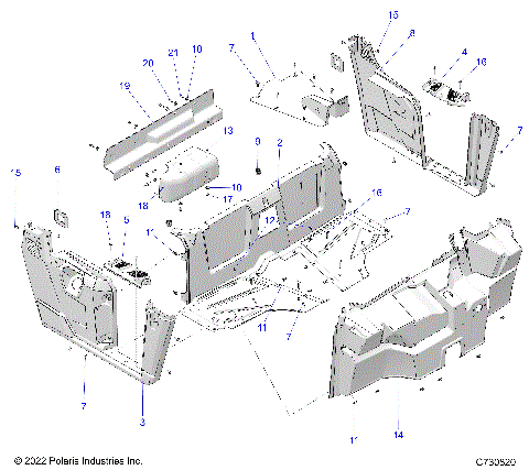 BODY, FLOOR and FENDERS - R23MAE57DX (C730820)