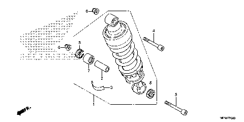 REAR SHOCK ABSORBER