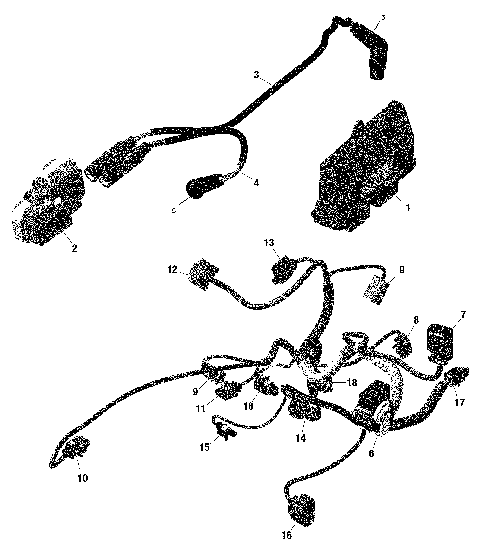 10- Engine Harness And Electronic Module Outlander XMR