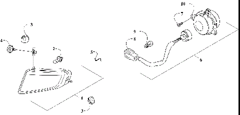 HEADLIGHT AND TAILLIGHT ASSEMBLY [303422]