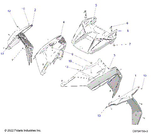 BODY, HOOD AND FRONT BODY WORK - Z23NAK99A/99B (C0704156-3)