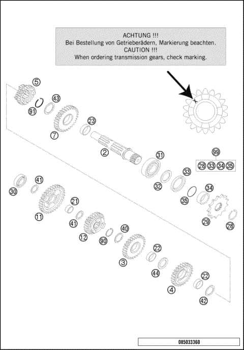 TRANSMISSION II - COUNTERSHAFT