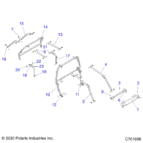 CHASSIS, CAB FRAME - Z21N4E99NG (C701086)