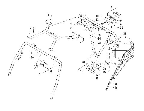 ROPS AND TAILLIGHT ASSEMBLY [93961]