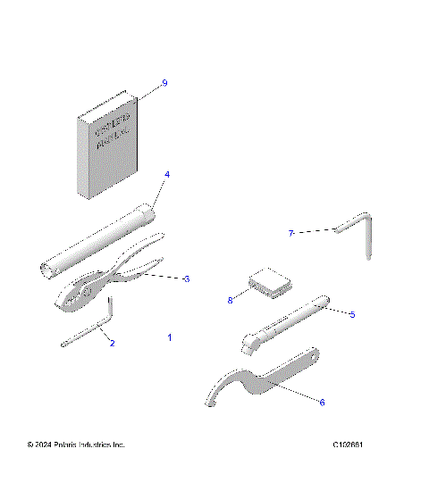 REFERENCE, TOOL KIT AND OWNERS MANUAL - A25SXD95A9 (C102681)