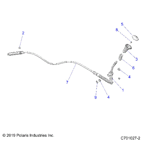 DRIVE TRAIN, GEAR SELECTOR - Z21ASE99F5/S99C5/E5 (C701027-2)