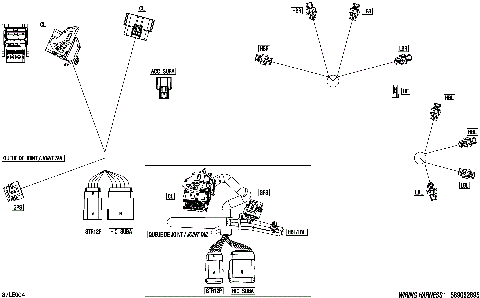 08- Electric - Hood Wiring Harness - 515179730