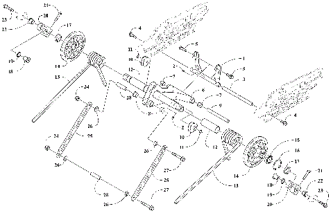 REAR SUSPENSION REAR ARM ASSEMBLY [107453]