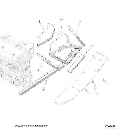 ENGINE, AIR DUCT, OUTLET - S24CEU5TSL (C602438)