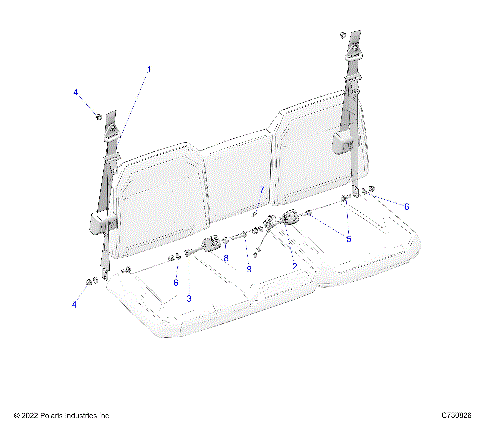 BODY, SEAT BELT AND MOUNTING - R25RRED4JA (C730826)