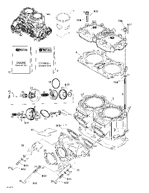 01- Cylinder, Exhaust Manifold
