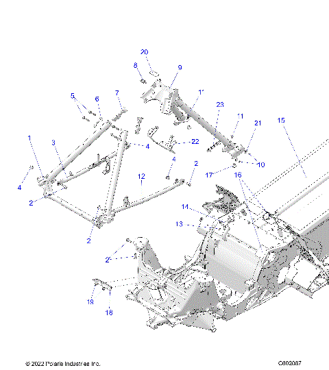 CHASSIS, CHASSIS ASM. and OVER STRUCTURE - S23TLT9FEL (C602087)