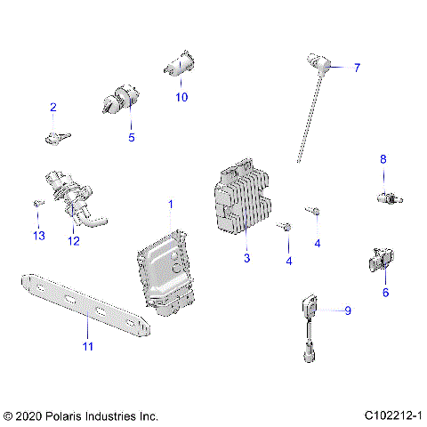 ELECTRICAL, SWITCHES, SENSORS, ECU and CONTROL MODULES - A26SXN85A7 (C102212-1)