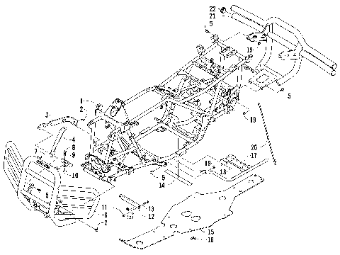 FRAME AND RELATED PARTS [85841]