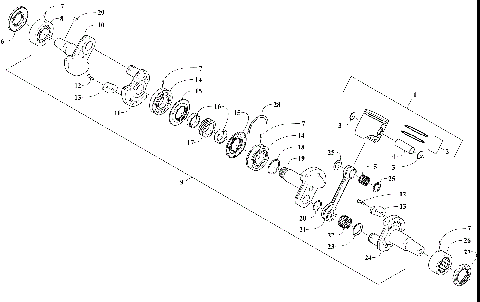 PISTON AND CRANKSHAFT [108291]