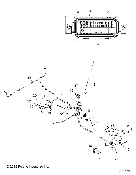 ELECTRICAL, WIRE HARNESSES - R21CDA57A1 (702674)