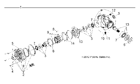 DRIVE TRAIN, FRONT GEARCASE INTERNALS - (FROM 01/01/2015) R15RTAD1FA (49RGRTRANSINTL15570)