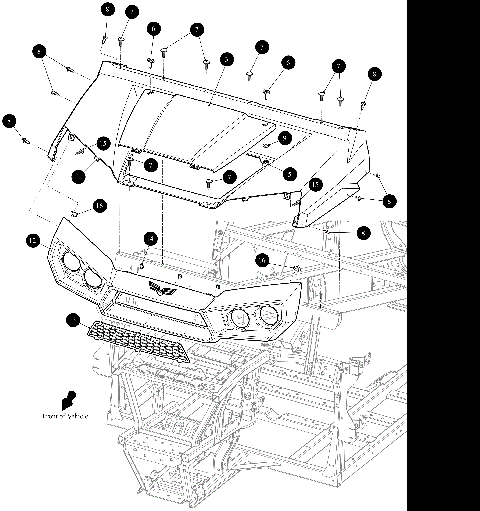 HOOD/GRILLE [302486]
