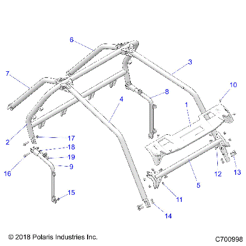 CHASSIS, CAB FRAME - Z20NAE92PL (C700998)
