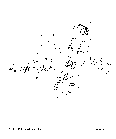STEERING, UPPER and HANDLEBAR ASM. - S17DCL6PSA/PEL (600242)