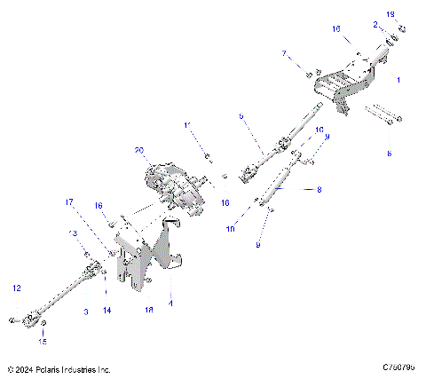 STEERING, STEERING ASM - Z25X4B92AP/BP (C750795)