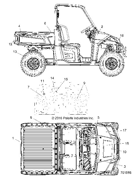 BODY, DECALS - R17RT_87 ALL OPTIONS (701588)