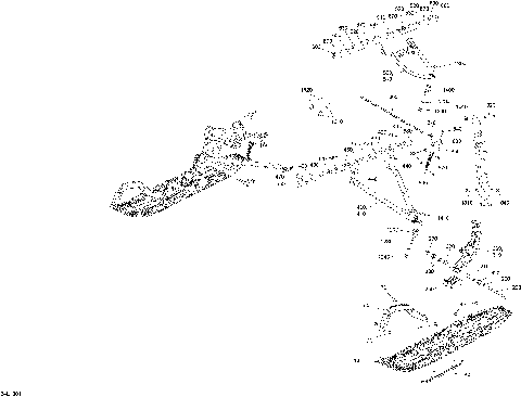 07- Front Suspension And Ski Boondocker Engine 850 E-TEC - Package DS
