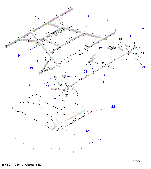 BODY, BOX, MOUNTING - R25TAS99CK/EK (C730801-1)