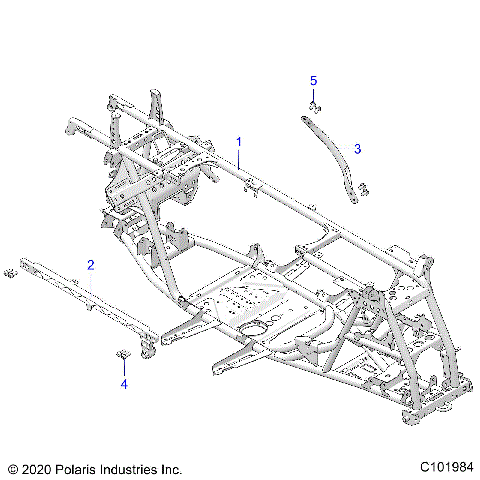 CHASSIS, MAIN FRAME - A25SXD95A9 (C101984)