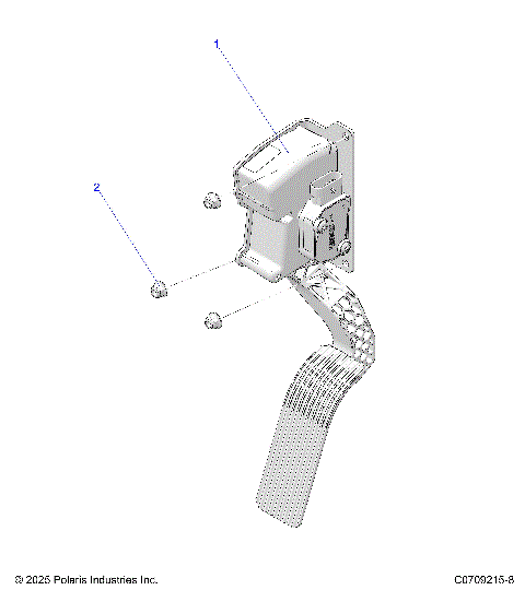 ENGINE, THROTTLE PEDAL