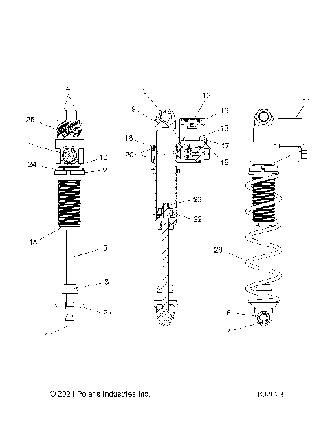 SUSPENSION, SHOCK, IFS, VELOCITY 7045535 - S24TFM9BS/9BE (602023)