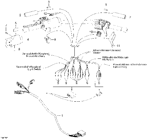 10- Steering Wiring Harness WT 550