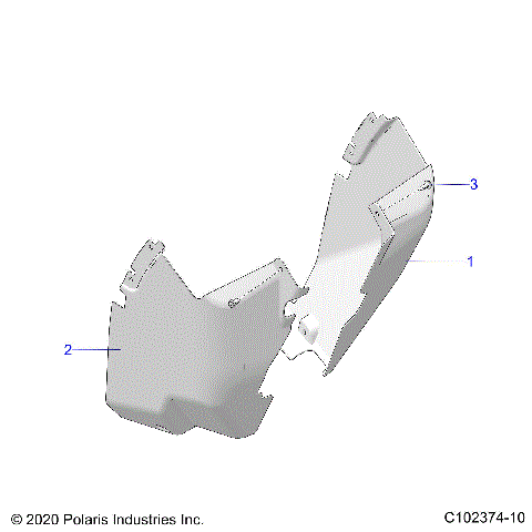 BODY, MUD GUARDS - A26SYE85AL (C102374-10)