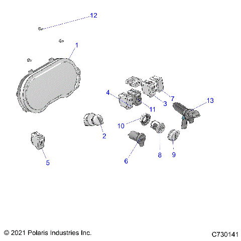 ELECTRICAL, DASH INSTRUMENTS - R22RSB99AZ/BZ (C730141)