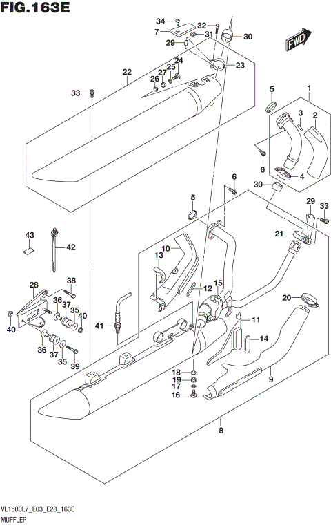 MUFFLER (VL1500TL7 E03)