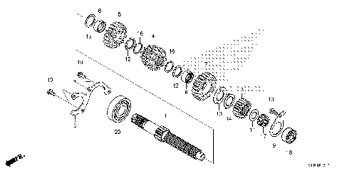 TRANSMISSION (MAINSHAFT)